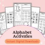 This fun-filled alphabet activity pack is perfect for kids aged 4-6, focusing on letter recognition, tracing, and early writing skills.