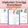 Help little learners aged 3-5 start their handwriting journey with these fun and easy alphabet tracing worksheets. Perfect for developing fine motor skills and early letter recognition.