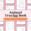 Perfect for ages 3-5! Let your child trace and color animals like snails and elephants while improving pencil control skills.