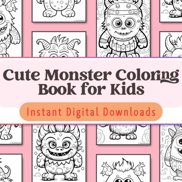 Get ready for monstrously cute fun! Kids aged 4-8 will love coloring these silly, adorable monsters and bringing their imaginations to life.