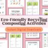 Engage kids aged 5-8 in eco-friendly activities that teach recycling, composting, and creative reuse with fun, hands-on tasks.