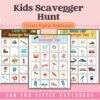 Our Kids Scavenger Hunt is a fun-filled activity designed to keep kids entertained while exploring their surroundings. Perfect for ages 4-10!