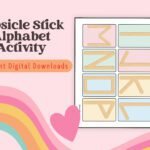 Let your child build letters and develop early literacy skills with our A-Z Popsicle Stick Alphabet Activity. Ideal for ages 3-6!