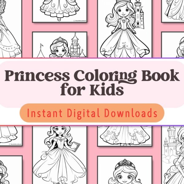 For little royals aged 4-7, this princess-themed coloring book brings their favorite fairy tales to life with every stroke of the crayon.