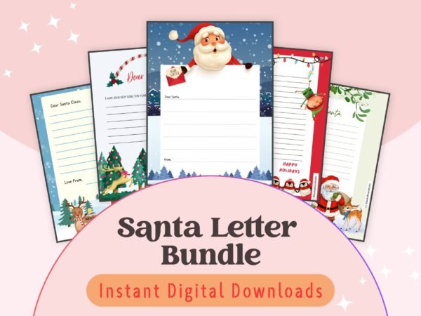 Create magical Christmas moments with our Santa Letter Bundle! Perfect for personalized letters to and from Santa, spreading holiday joy for all ages.