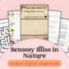 Encourage your child’s natural curiosity with our sensory exploration workbook, perfect for engaging all five senses through fun and educational activities. Ideal for kids aged 4 to 8 years.