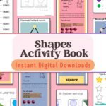 Hands-on shape learning for kids aged 4-7! Explore 2D and 3D shapes with tracing, coloring, and creative activities.