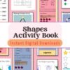 Hands-on shape learning for kids aged 4-7! Explore 2D and 3D shapes with tracing, coloring, and creative activities.