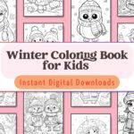 Celebrate the magic of winter with this enchanting coloring book, perfect for kids aged 4-7 who love the snowy season and all its wonders.